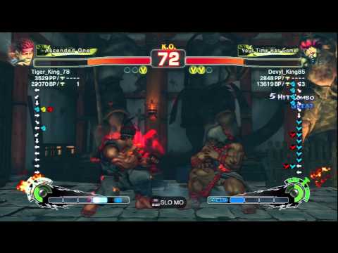 Tiger_King_78 [Evil Ryu] Vs Devyl_King85 [Akuma] SSF4 AE 2012 Ranked Matches - PSN