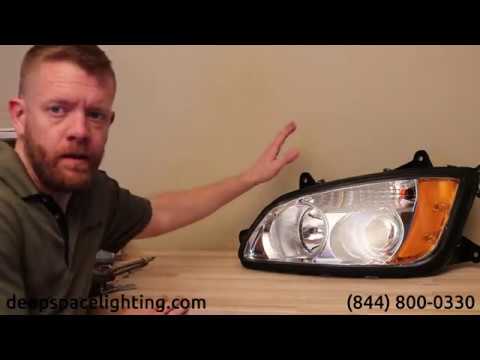 Deep Space Lighting Installation Video - Kenworth T660 Bi-Xenon Headlights