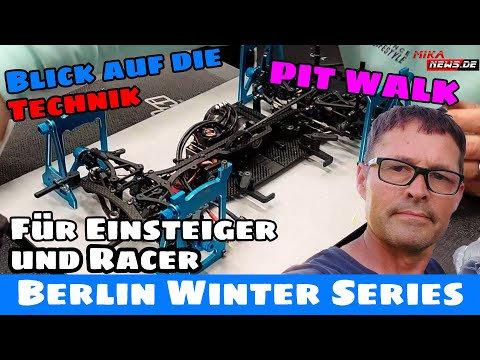 RC Modellbau Technik 1/12 Formel  -  Pit Walk bei der Berlin Winter Series #formula #tools