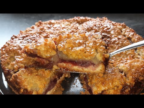 Hummelstich-Kuchen mit Hefeteig und Blätterteig