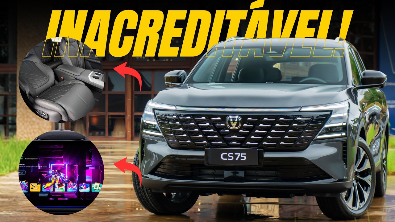 TRADICIONAIS QUE SE CUIDEM... O CS75 Tem Interior INSANO Pelo Preço!