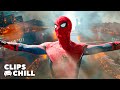 Iron Man Arrives To Help Spider Man Save The Ferry Spider Man Homecoming Tom Holland