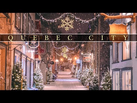 Christmas in Quebec City (4k)