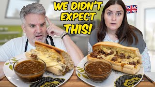 Brits Try Pot Roast Sandwich for the first time! "We Didn't Expect This" ...