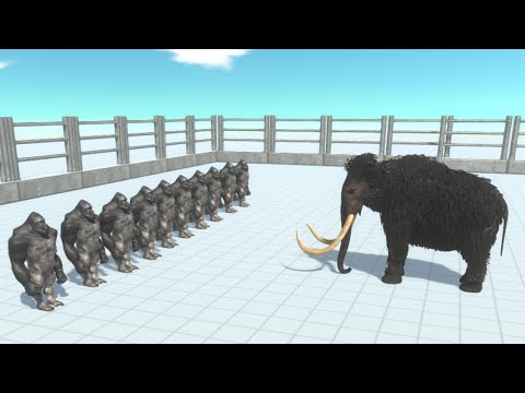 10 KING KHUNG VS BOSS (NO DRAGON)-Animal Revolt Battle Simulator