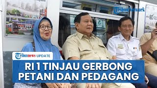Momen Prabowo Tinjau Gerbong Kereta Khusus Petani dan Pedagang, Minta KAI Tambah Kapasitas Angkut