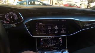 How to Turn Screen Display Off in Audi A6 C8 ( 2018 - now ) - Blank Screen Display