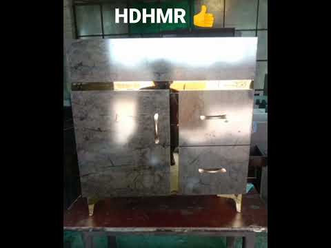 Hdhmr free standing unit dark brown bathroom vanity cabinet,...