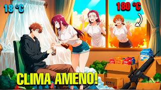 Ele Construiu uma Fortaleza com Comida Infinita Para Sobreviver ao Apocalipse Solar! - Manhwa Recap