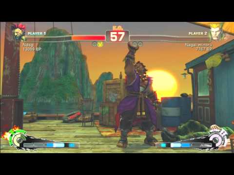 SSF4 Rank Match  Ndsg (GO)  vs  Nagai minoru (GU)