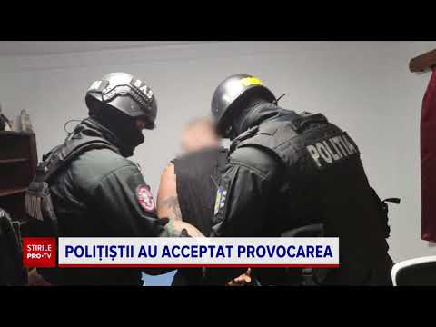 Tânărul ridicat de trupele speciale după ce a amenințat un polițist a fost reținut