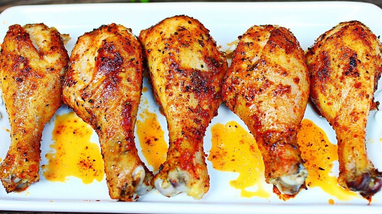 Best Ever Baked Chicken Drumsticks - Easy Baked Chicken Recipe