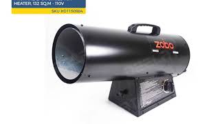 Propane LPG Forced Air Heater - 132 sq.m - 110V