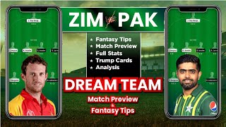 PAK vs ZIM Dream11 Team Prediction, ZIM vs PAK Dream11, Pakistan vs Zimbabwe Dream11: Fantasy Tips
