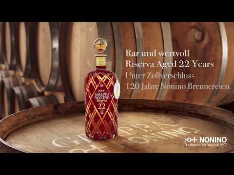 Grappa Nonino Riserva 22 Years unter Zollverschluss