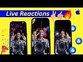iPhone Fun Live Reactions on Video Calls with Hand Gestures - WhatsApp & Instagram - iOS 17 Features