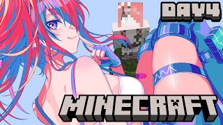 【Minecraft】2021年デビュー女子専用ワールドきちゃ！｜DAY4【 レイン・パターソン/にじさんじ 】