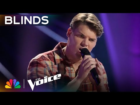 20-Year-Old Firefighter Ducote Talmage Cinches the Coaches' Attention | The Voice Blind Auditions