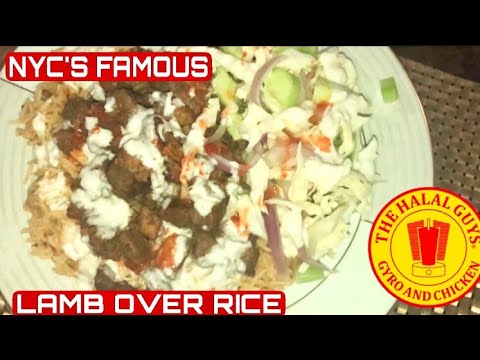 Cart Style Lamb Over Rice Recipe| New York City's Halal Guys Chicken And Gyro Recipe