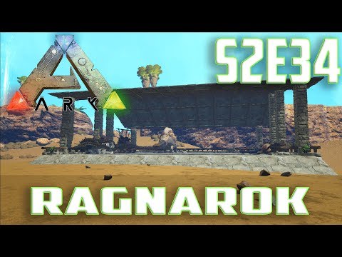 Let's Play ARK: Survival Evolved (Single Player Ragnarok)Ep.34-Dino Holding Pen & Tek Saddles,Gear -