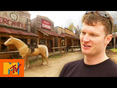 Dale Earnhardt Jr.'s Backyard Wild West Town | MTV Cribs