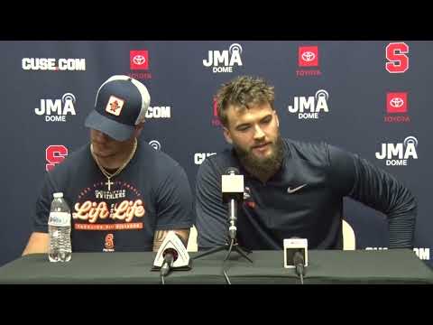 Players postgame at Virginia Tech