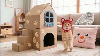 Ibu Kucing Dan Kedua Anaknya 🐱🧡🤍