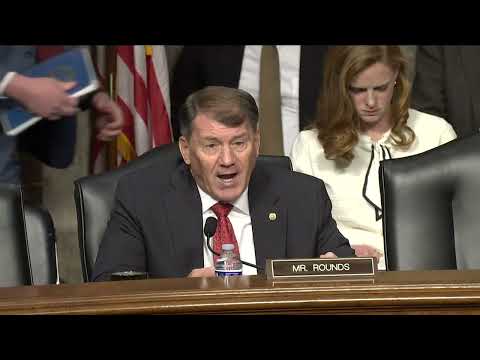 Rounds Questions Witnesses at a Senate Committee on Armed Services Hearing