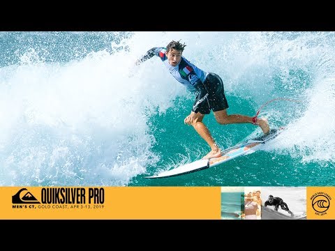 Bourez vs. Flores vs. Fioravanti - Round One, Heat 8 - Quiksilver Pro Gold Coast 2019