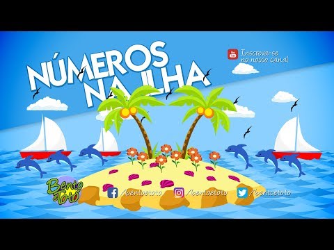 Capa de Bento e Totó - Números na Ilha (Desenho Infantil)