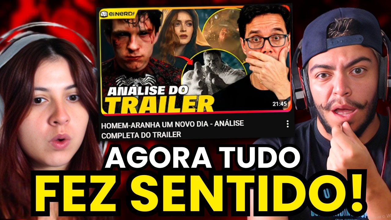 HOMEM-ARANHA UM NOVO DIA - ANÁLISE COMPLETA DO TRAILER (EI NERD) | react