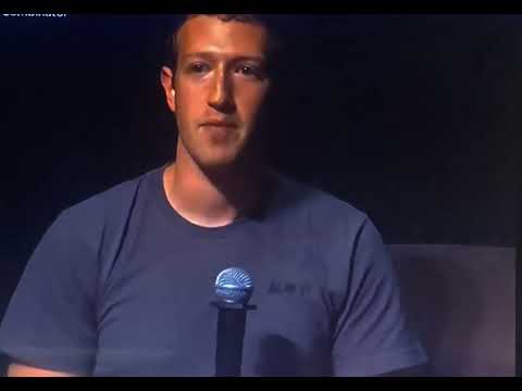 Mark Zuckerberg briefly talks about Eduardo Saverin