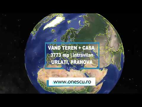 Teren si Casa, 3773 mp intravilan, deschidere 30m, toate utilitatile, Urlati - Prahova | 0723466241