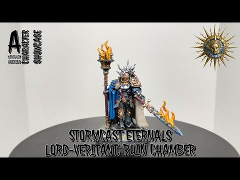 A WARPDUST HOBBIES CHARACTER SHOWCASE STORMCAST ETERNALS LORD-VERITANT RUIN CHAMBER