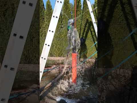 Wiercenie studni głębinowej wodą