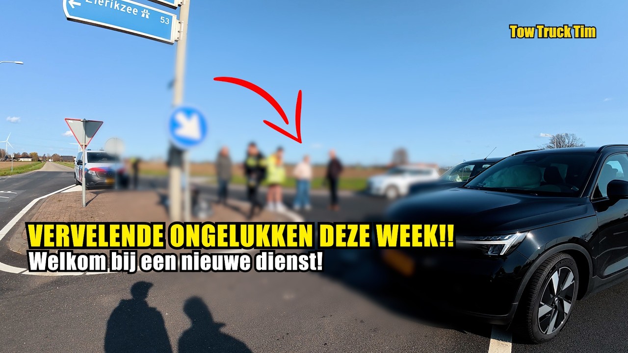 Vervelende ongelukken deze week! Wij waren gelukkig snel aanwezig!