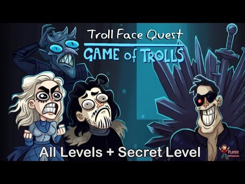 Troll Face Quest: Game of Trolls - All Levels and Secret Level Walkthrough Gameplay