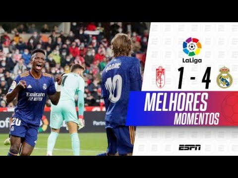 Gols e lances de Granada x Real Madrid
