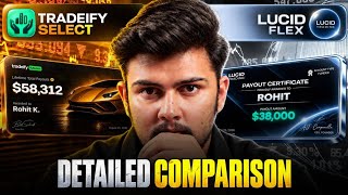 Lucid Flex Vs Tradeify Select || Futures Propfirms Comparison Series