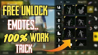 HOW TO UNLOCK FREE ALL DANCE EMOTES IN PUBG MOBILE NEW TRICKS PUBG MOBILE ! AVI GAMING