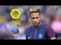 Goal NEYMAR JR (5') / Paris Saint-Germain - Girondins de Bordeaux (6-2) / 2017-18