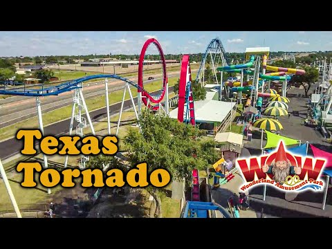 On-ride point of view of Texas Tornado