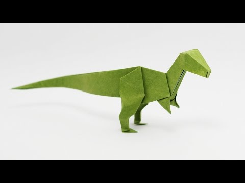 Origami Velociraptor (Jo Nakashima) - Dinosaur #6