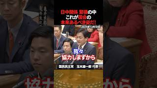 これが国会の本来あるべき姿だ！【玉木雄一郎】 #shorts #玉木雄一郎 #国民民主党 #高市早苗 #高市総理 #台湾有事 #国会中継