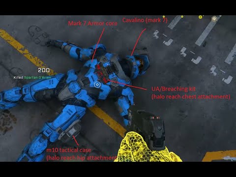 A mixture between the Mark 7 Armor Core with Halo Reach Attachments | Halo Infinite Customization