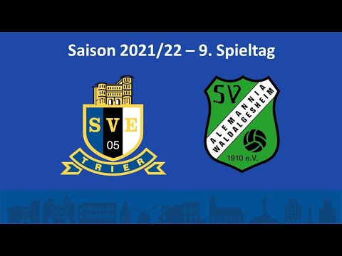 🔵⚫⚪ SVE-TV: Eintracht Trier vs. SV Alemania Waldalgesheim - Highlights (9. Spieltag OL - 21/22)