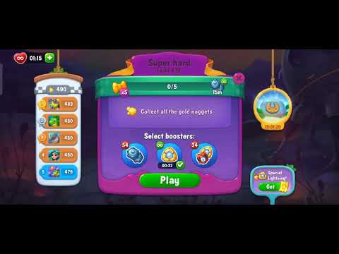 Fishdom Level 479 || Super Hard Level || get reward booster || get life unlimited