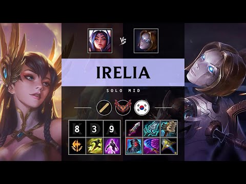 Irelia Mid vs Orianna - KR Grandmaster Patch 25.10