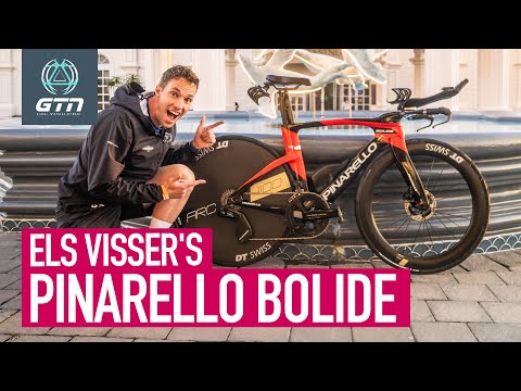 Els Visser's Insane 2025 Pinarello Bolide Triathlon Bike