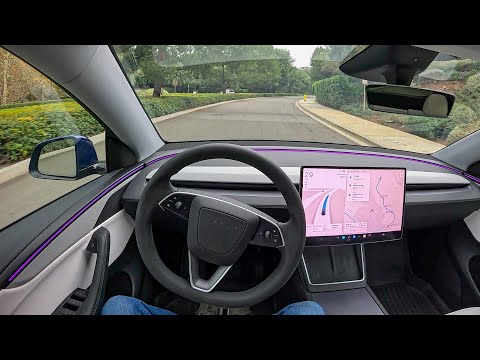 2026 Tesla Model Y Premium AWD - POV Test Drive (Binaural Audio)